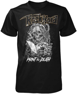 ROCK HARD - Print Till Death (Shirt)