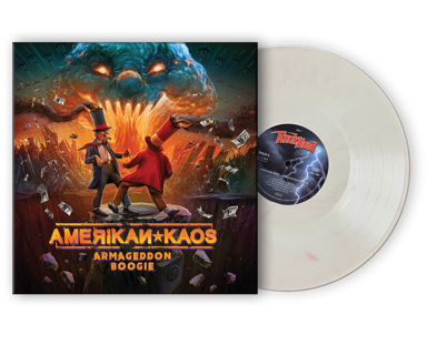AMERIKAN KAOS - Armageddon Boogie (Vinyl, white/red marbled, Ltd. 500)