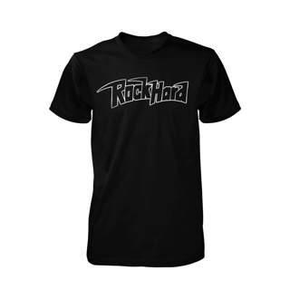 ROCK HARD - Silver Outline Logo Shirt