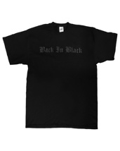 Back In Black Shirt